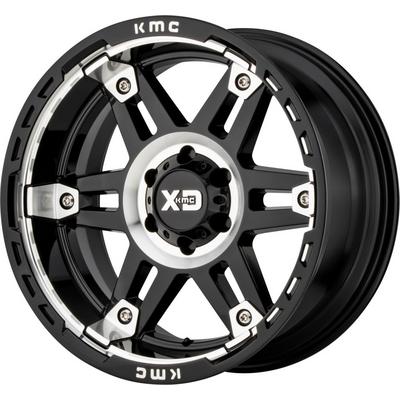 XD Wheels XD840 Spy II, 20x9 with 6x139.7 Bolt Pattern - Gloss Black Machined - XD84029068300